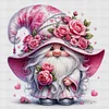 (US Only)Gnome Printed Cross Stitch Kit 40x40cm DIY 11CT Thread Art Needlework Home Decor