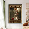 Reading Because Murder Is Wrong-11CT Stamped Cross Stitch 40*60cm(Big Size)