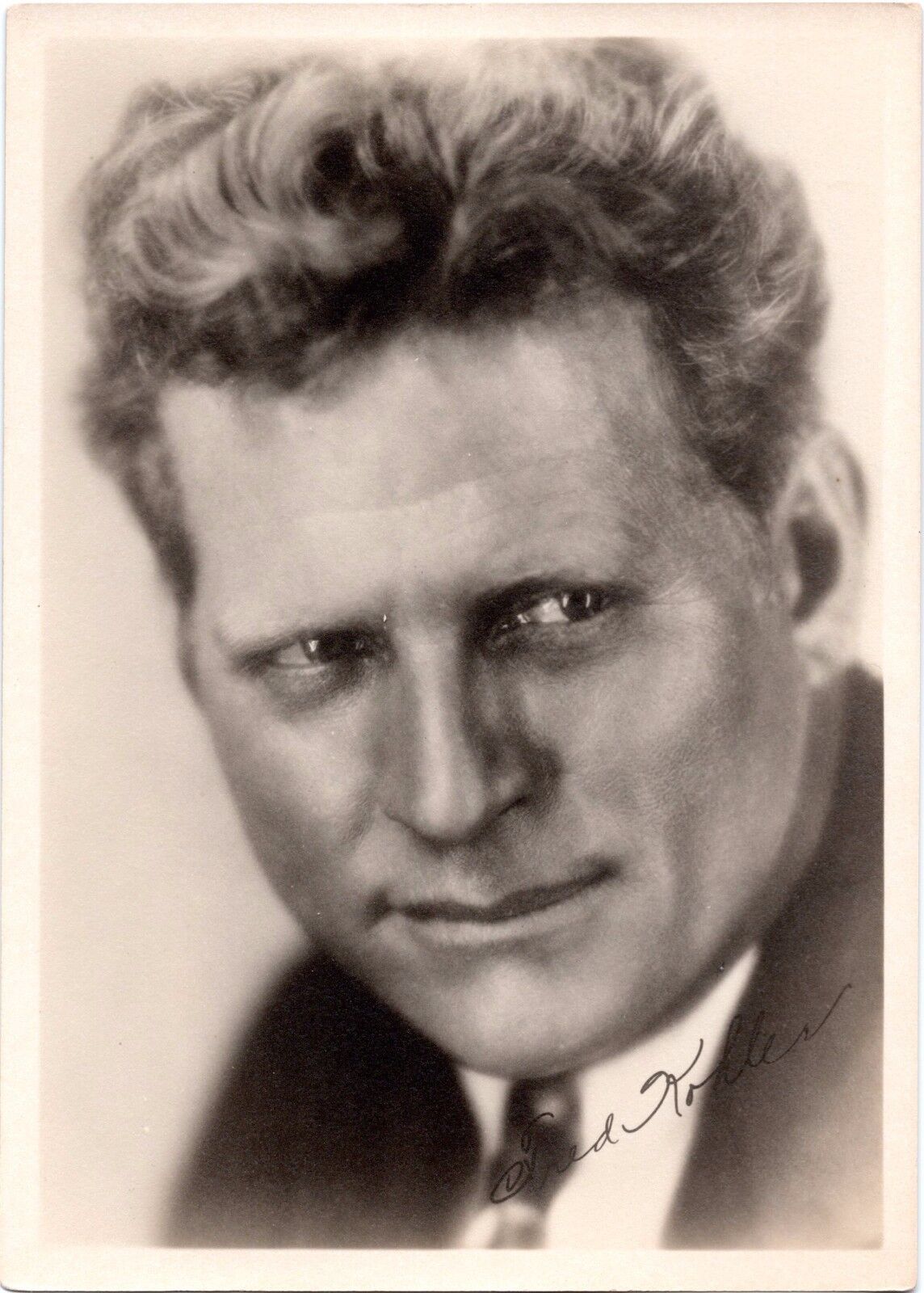 1920's Vintage FRED KOHLER Movie Star Actor Original Photo Poster painting B&W 5 x 7