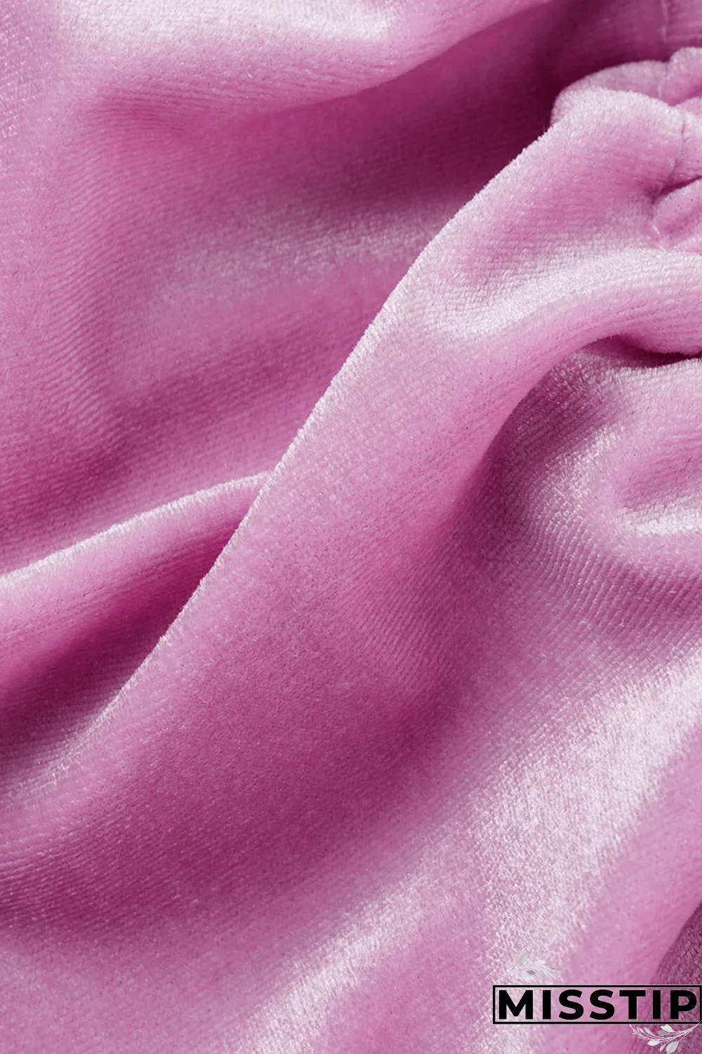 Blue Street Patchwork Solid Draped asymmetrical crop top Straight Long Sleeve Two Pieces