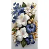 Flower-11CT Stamped Cross Stitch 40*70cm (Big Size) tapestrymarket