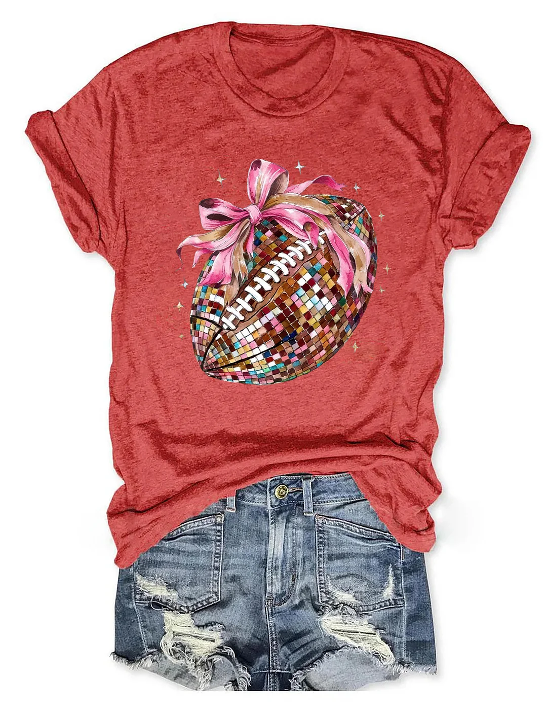 Football Coquette T-Shirt