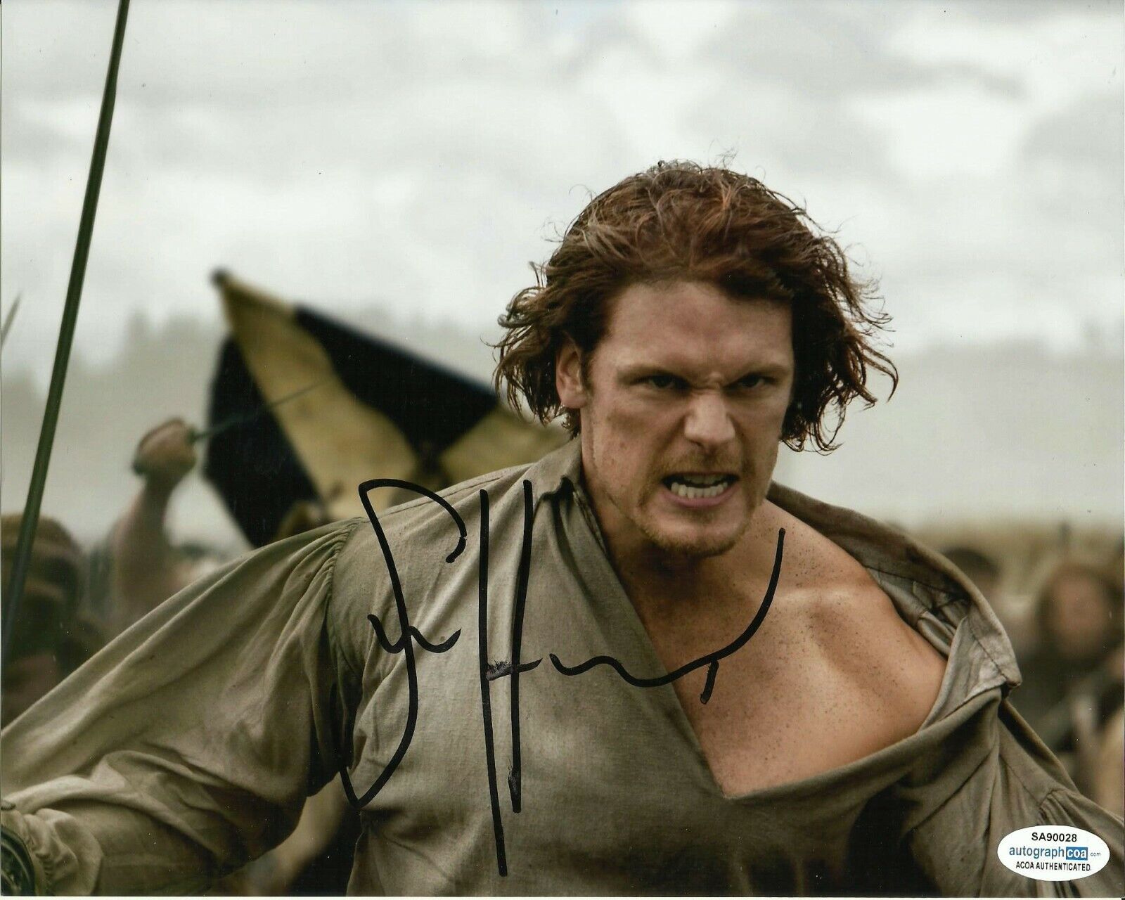 SAM HEUGHAN SIGNED OUTLANDER Photo Poster painting UACC REG 242 AUTOGRAPHS (19) ALSO ACOA CERT