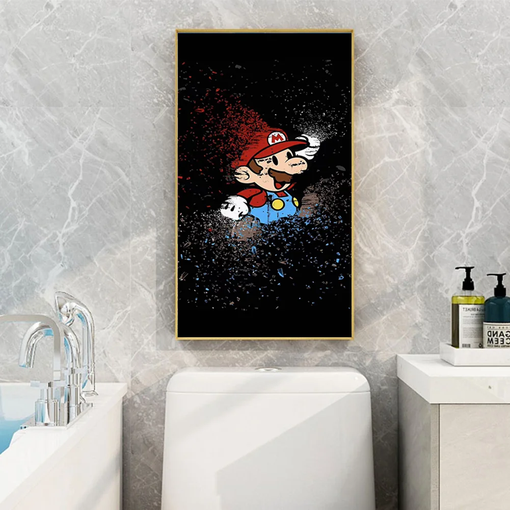 Mario - Full Round - Diamond Painting(30*50cm)