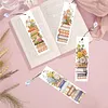 4pcs DIY Book Flower Diamond Painting Bookmark