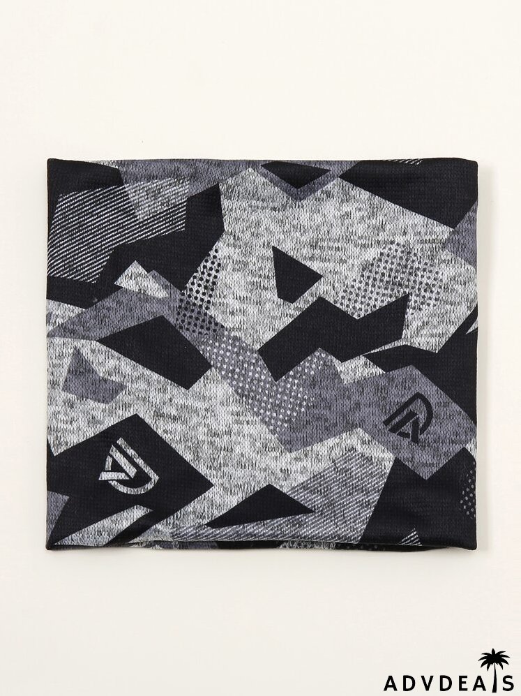 Geometric Pattern Infinity Scarf