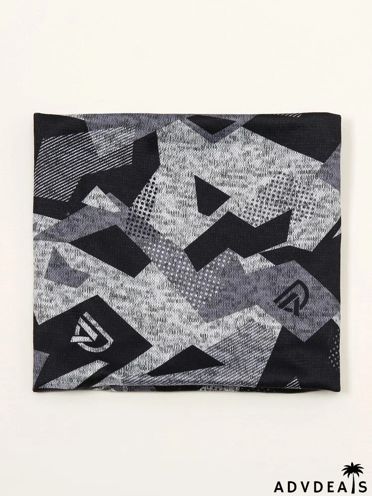 Geometric Pattern Infinity Scarf