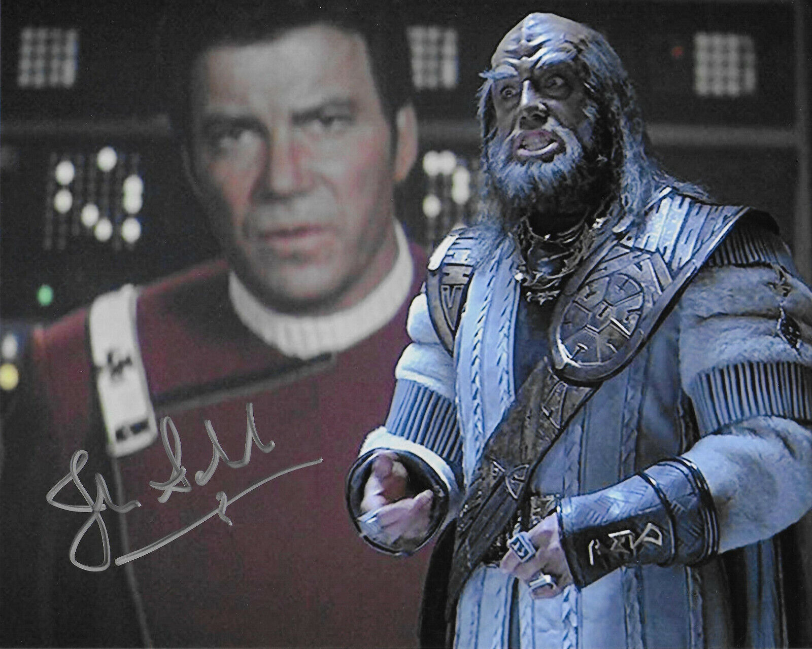 John Schuck Star Trek Original Autographed 8X10 Photo Poster painting #2