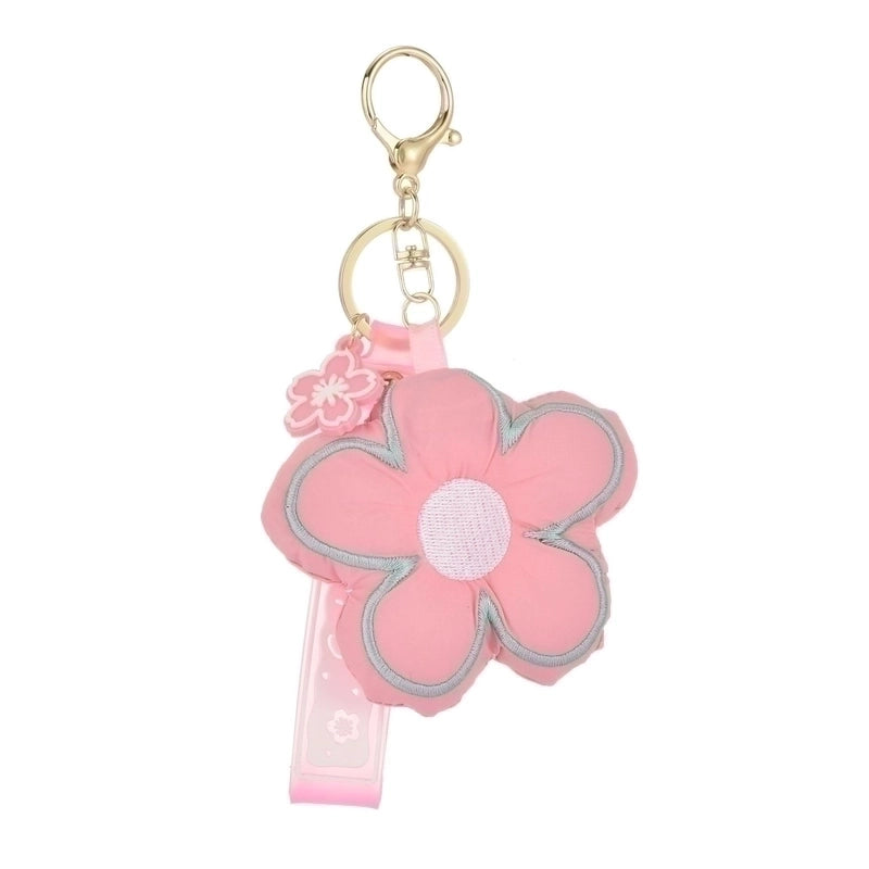 Cute Flower Cotton Women’s Bag Pendant Keychain