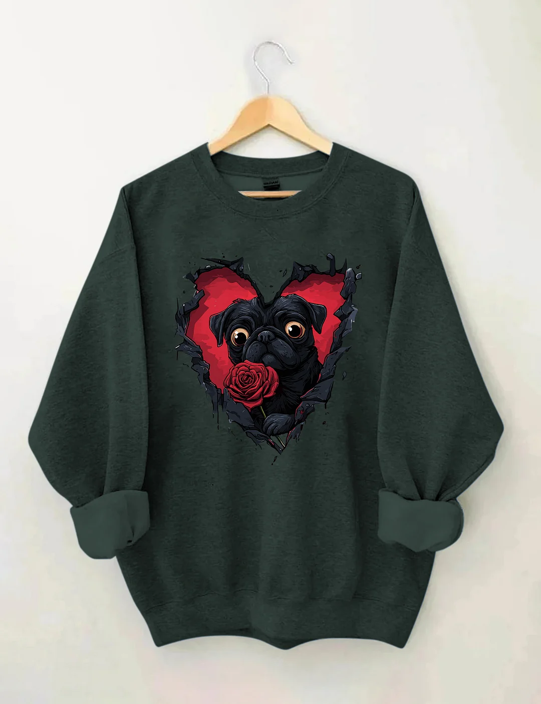 Dog Lover Valentine Sweatshirt