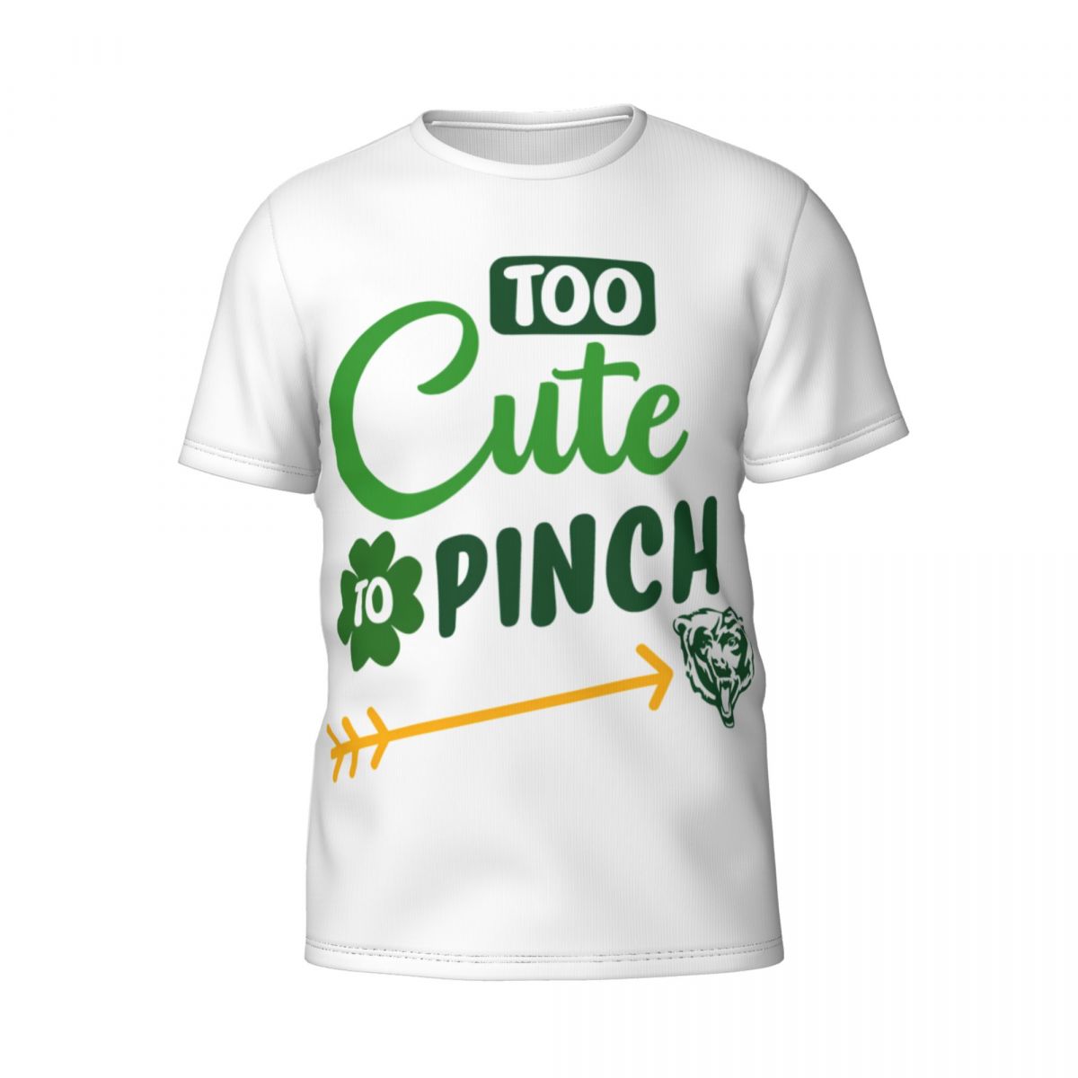 Chicago Bears Too Cute To Pinch Printed Men's T-Shirt