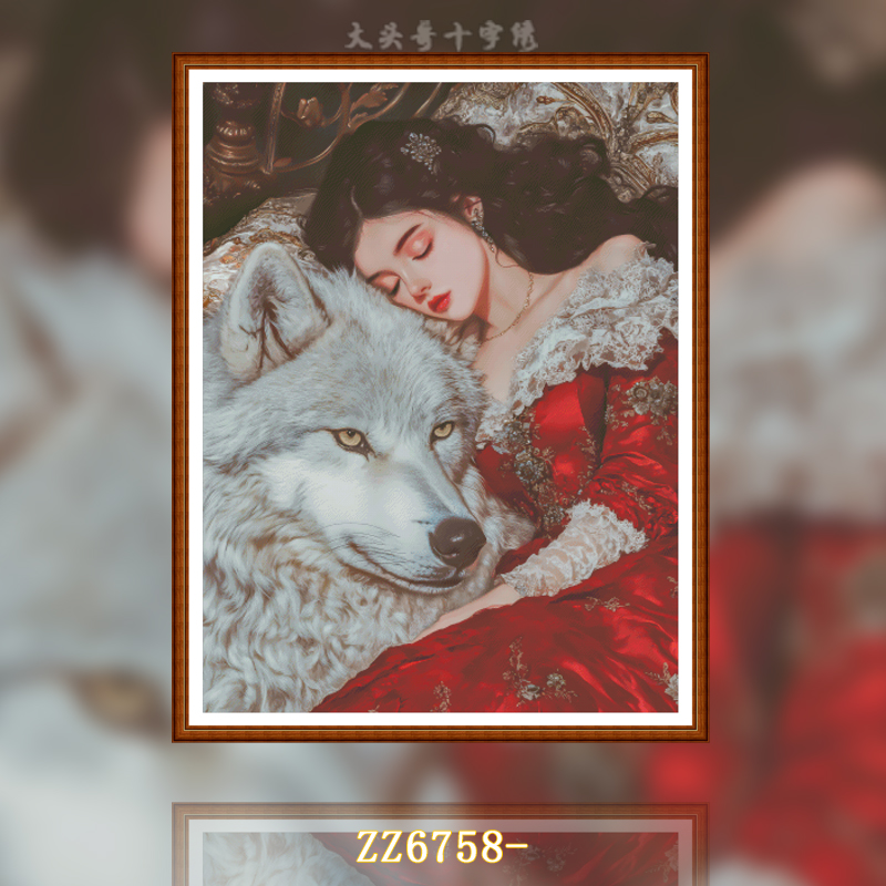 [ZZ6808-Loyalty and Company]  Painting Fairy Cross Stitch