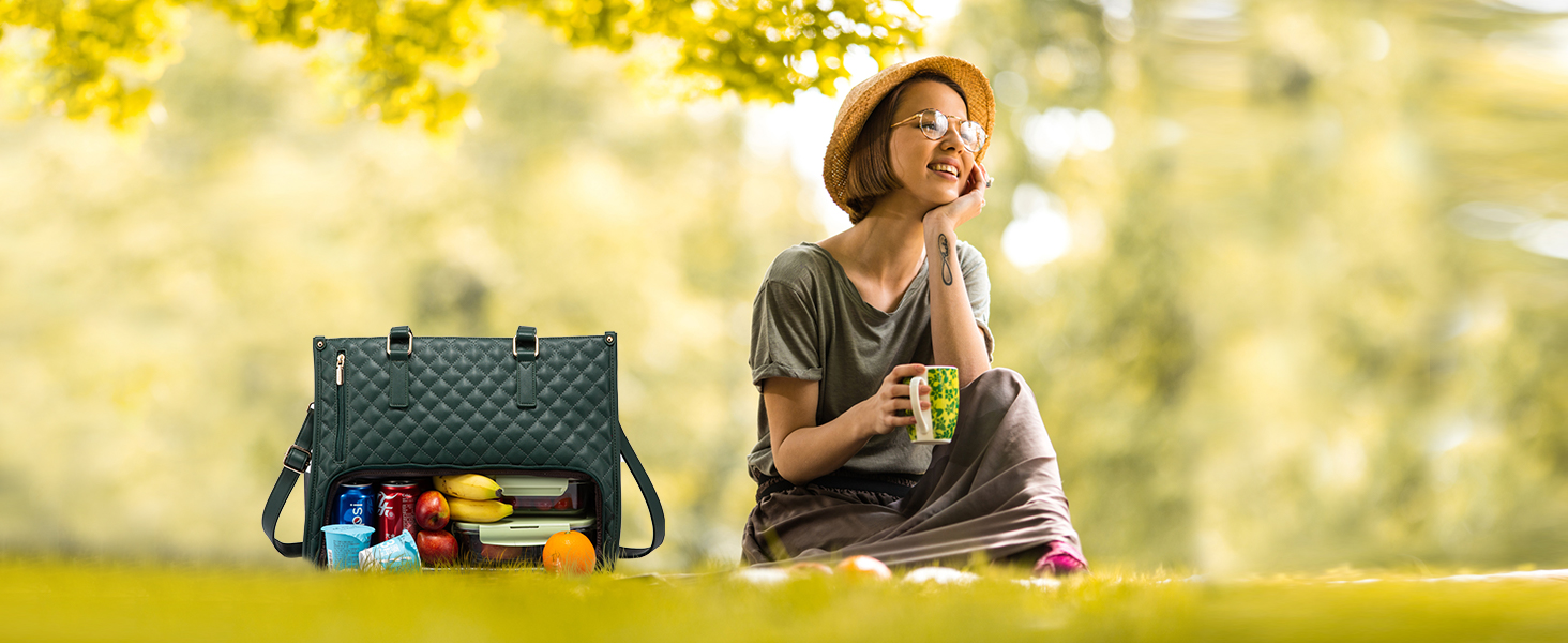 Lunch bag laptop bag for women