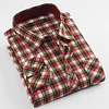 2020 Plaid Single Pocket Shirt