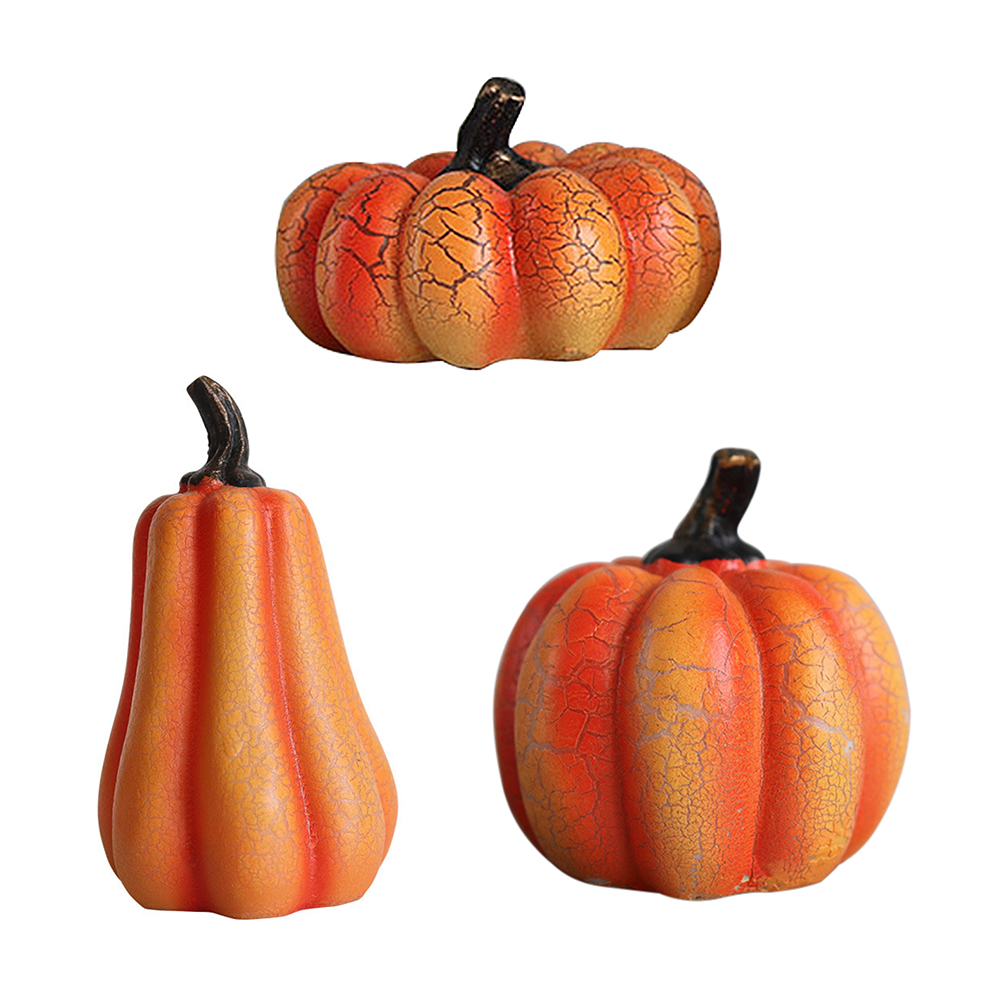 

Halloween Pumpkin Lamp Simulation Pumpkin LED Candle Resin Light Ornaments, Short, 501 Original