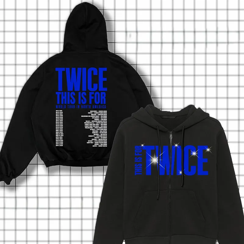 2026 TWICE THIS IS FOR World Tour IN North America Hoodie