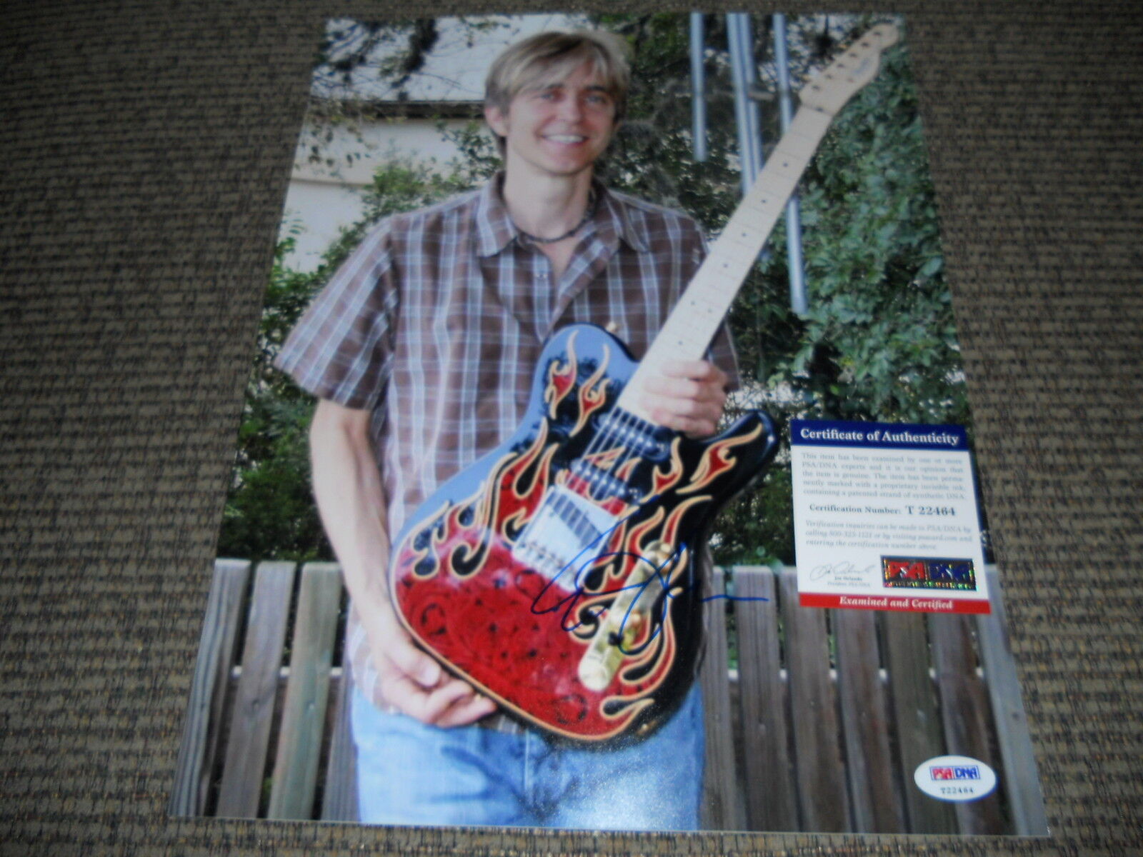 Eric Johnson Blues Signed Autographed 11x14 Photo Poster painting #1 PSA Certified F5 #1