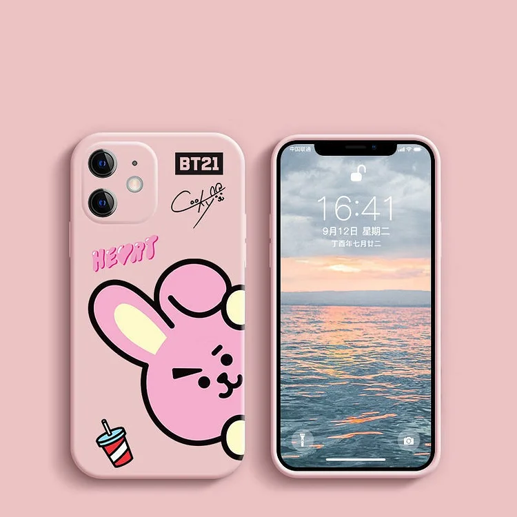 BT21 Cute Silicone Phone Case