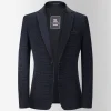 Corduroy stretch slim fit trendy casual Blazer