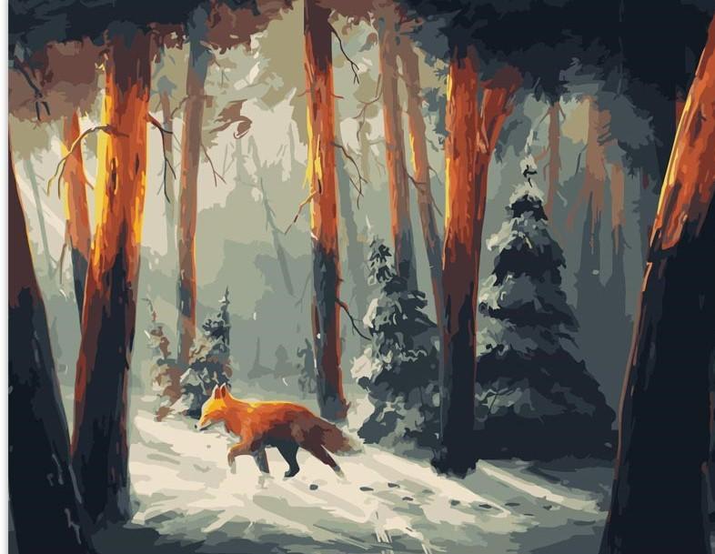 

Fox In Mountain – Paint By Numbers - 40*50CM, 501 Original