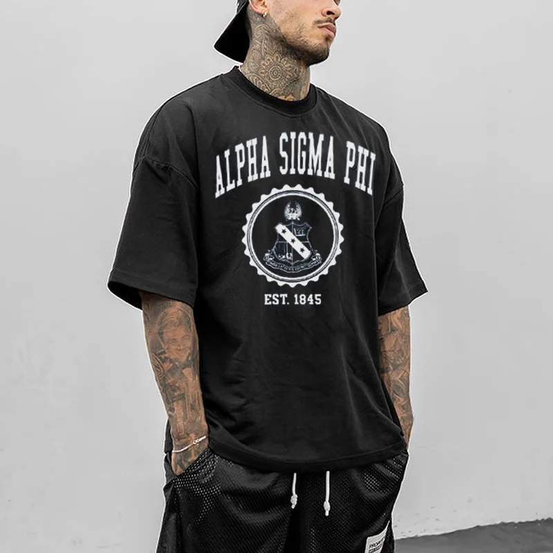 Men ALPHA SIGMA PHI Printed Tee