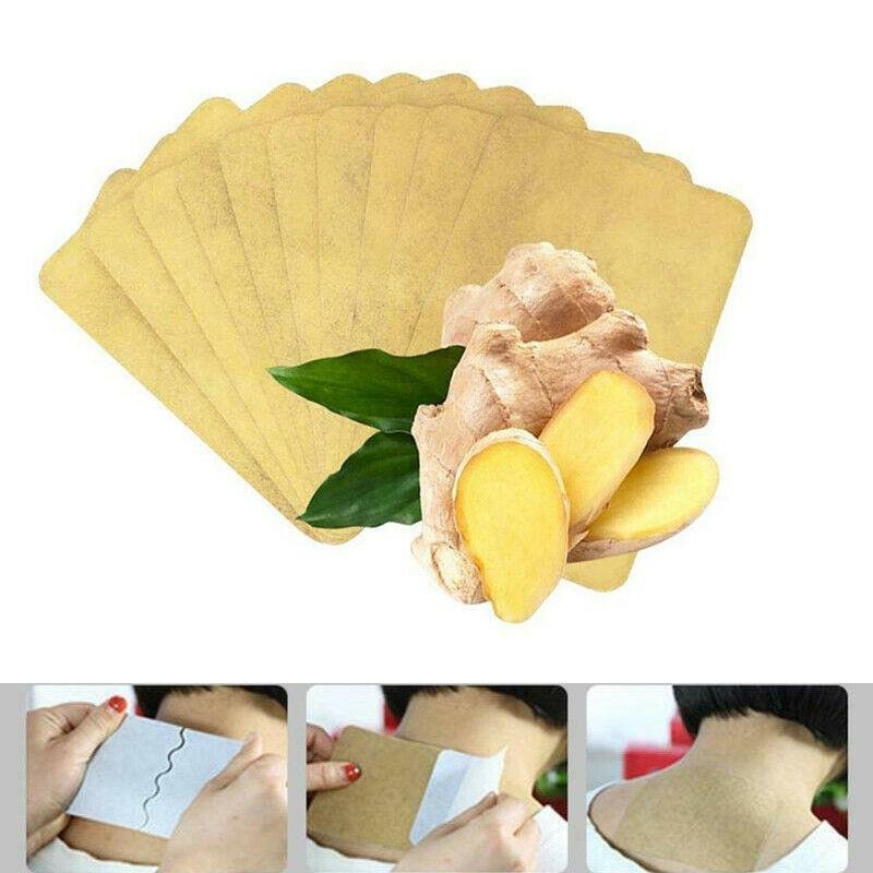 10PCS Healing Ginger Neck Back Body Pain Relaxation Detox Patch