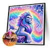 Diamond Painting-DIY Full Round Drill Colorful Lion