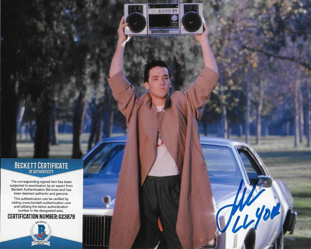 John Cusack Say Anything Original Autographed 8X10 Photo Poster painting w/Beckett