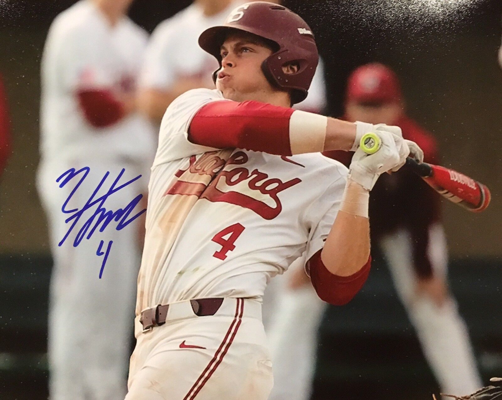 PROOF! NICO HOERNER Signed Autographed 8x10 Photo Poster painting Stanford Cardinal Baseball