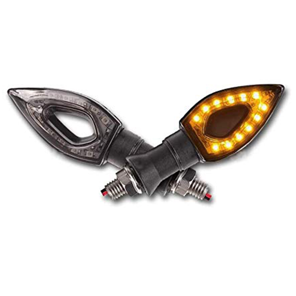 

LED motorcycle running water turn signal diamond indicator light daytime ru, 501 Original