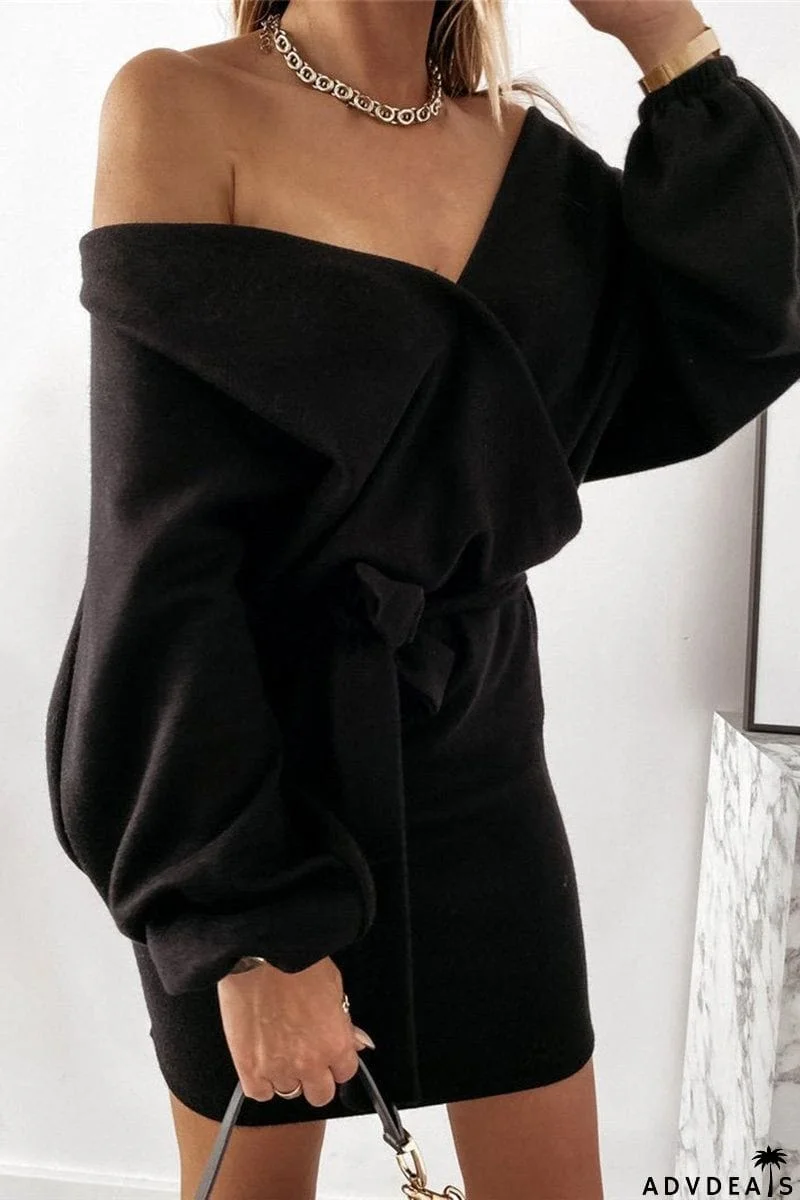 Wait For Me Ribbed Long Sleeve Bodycon