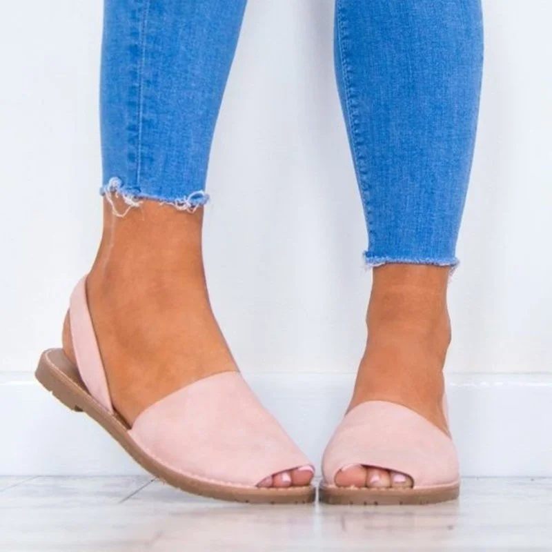 Women Flip Flop Sandals  Peep Toe Slip on Sandals | EGEMISS