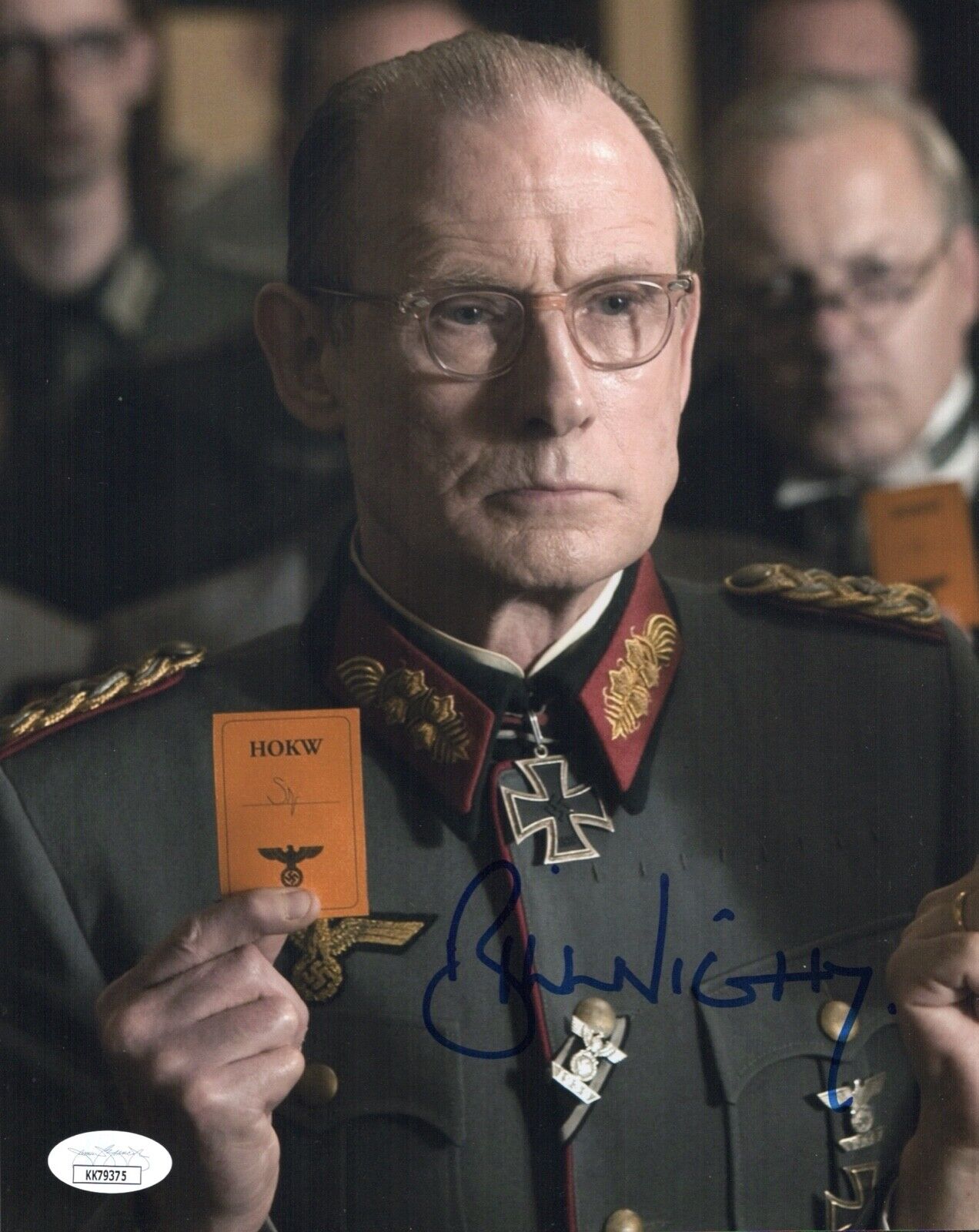 BILL NIGHY Signed 8x10 Photo Poster painting VALKYRIE Legendary Actor Autograph JSA COA Cert