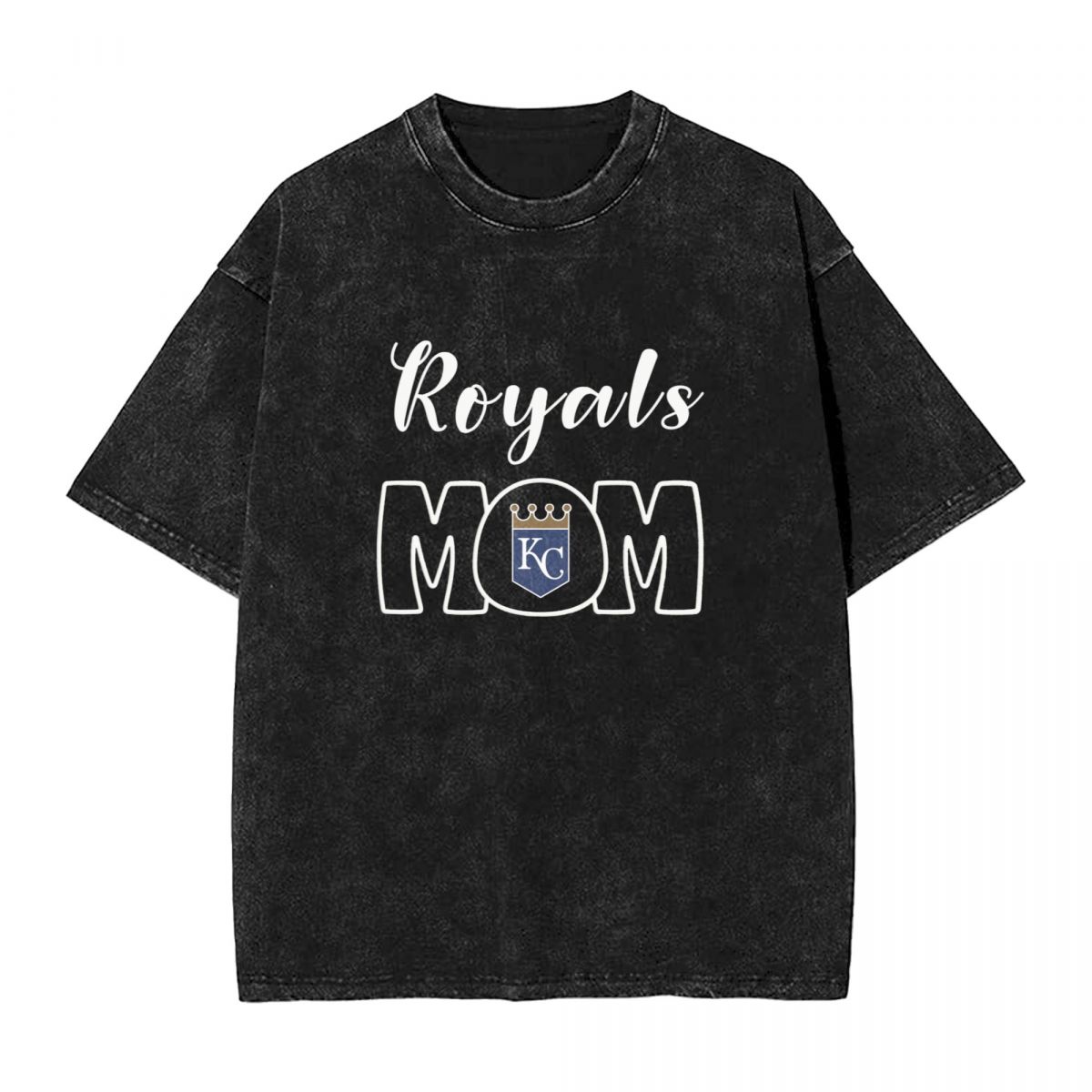 Kansas City Royals Mom Printed Vintage Men's Oversized T-Shirt