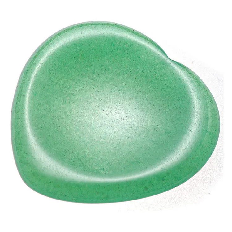 Green Aventurine Heart Thumb Worry Stone
