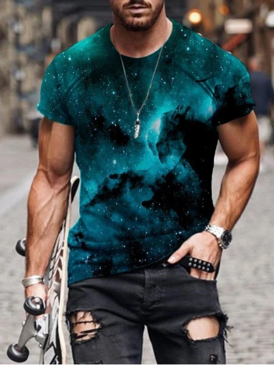Crew Neck Cotton Printed Casual Shirts & Tops