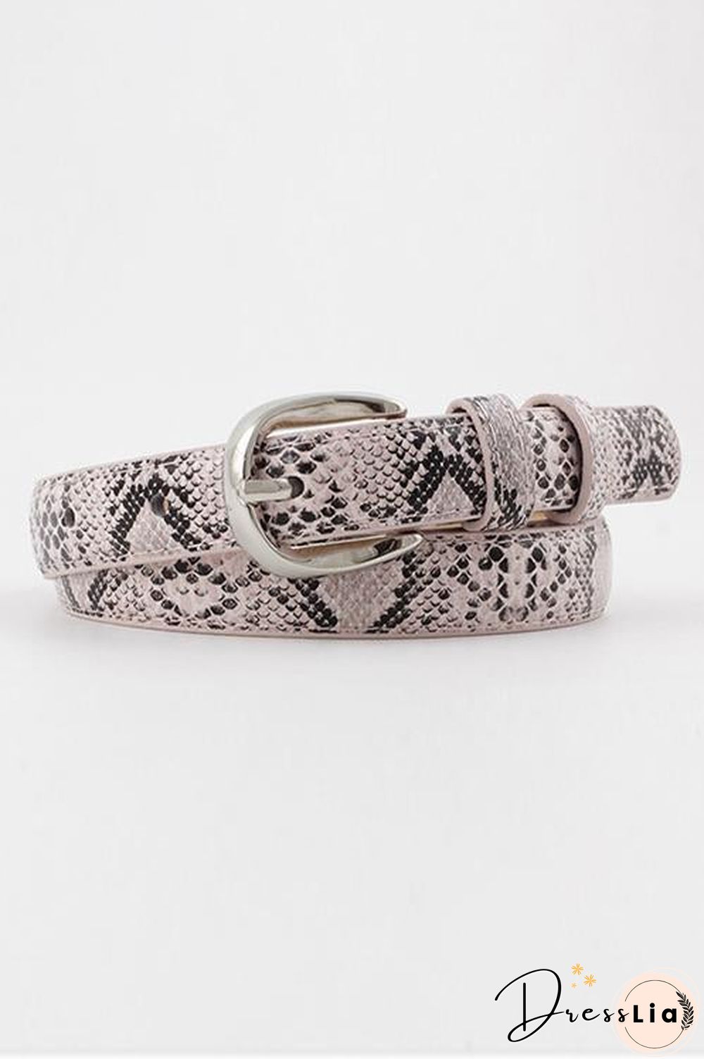 Skinny Snakeskin Belt