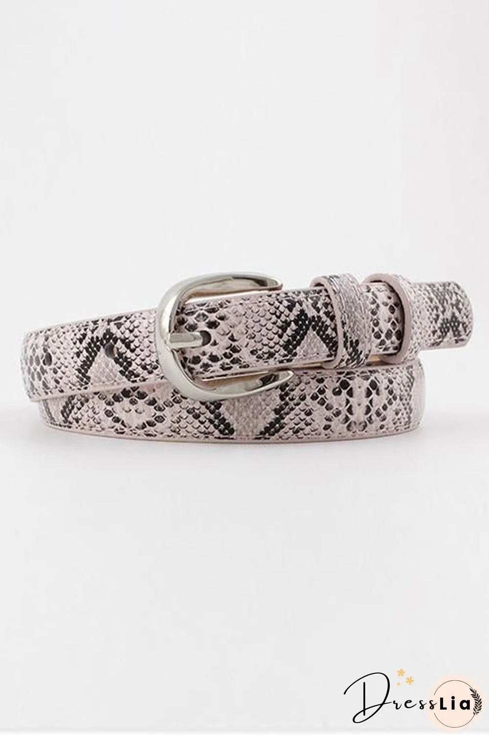 Skinny Snakeskin Belt