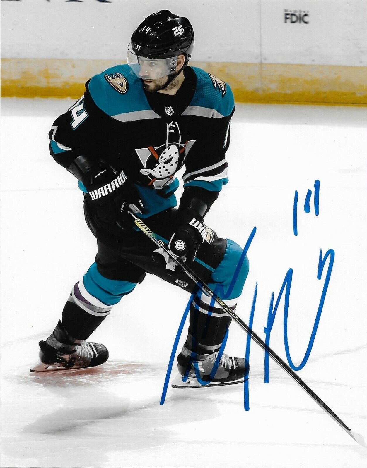 Anaheim Ducks Adam Henrique Autographed Signed 8x10 Photo Poster painting COA