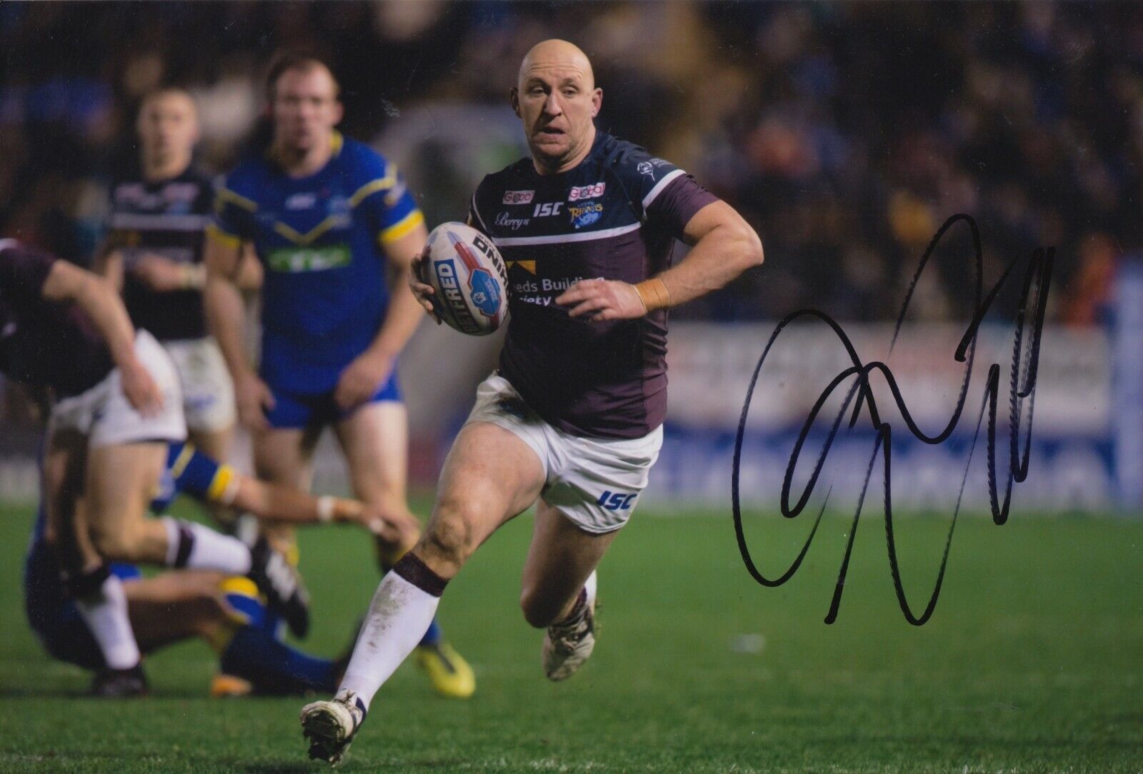 Carl Ablett Hand Signed 12x8 Photo Poster painting - Leeds Rhinos Autograph 1.