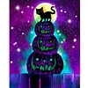 Diamond Painting-DIY Full Round Drill Jack O Lantern Black Cat(40x50cm)