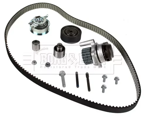 Timing Belt & Water Pump Kit BTW1022 Borg & Beck Set 038109244P 03L109119C New Parts
