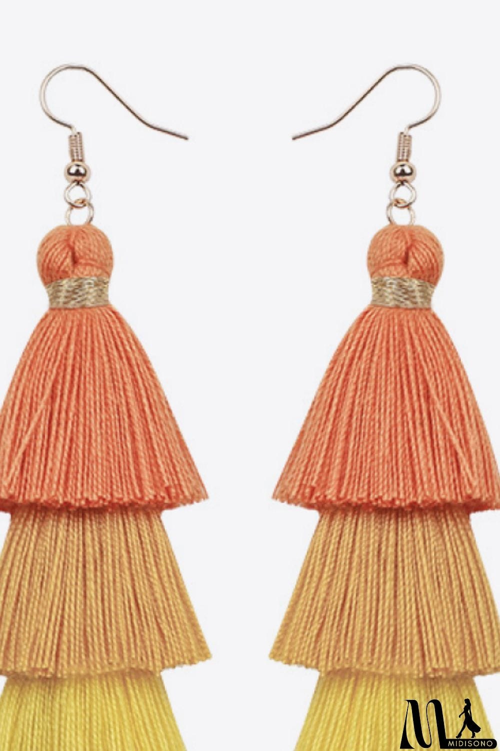 MidiSono - Layered Tassel Earrings