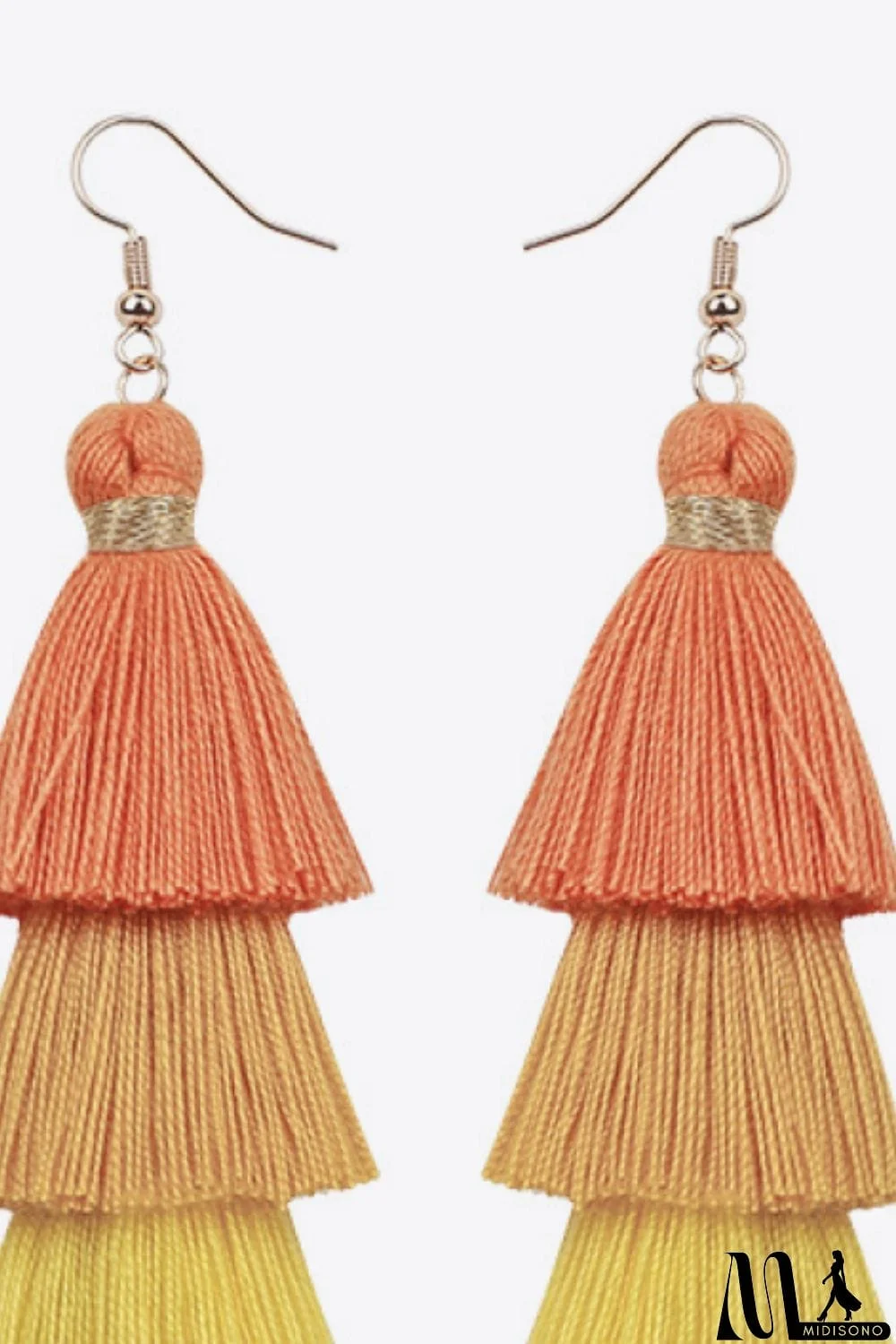 MidiSono - Layered Tassel Earrings