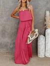 Simple Empire Off-The-Shoulder Maxi Dress