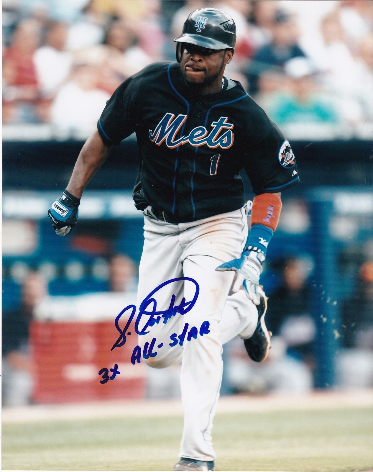 LUIS CASTILLO NEW YORK METS 3 X ALL STAR ACTION SIGNED 8x10