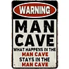 Warning - Metal Tin Signs(8*12Inch/12*16Inch) - Garage