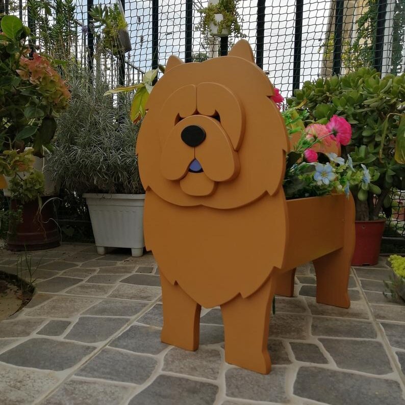 Chow Chow planter