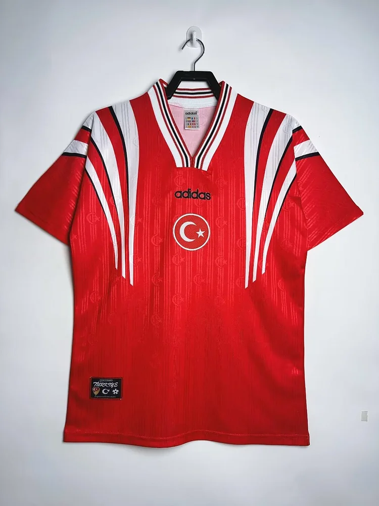 1996 T&uuml;rkiye Home Retro Jersey