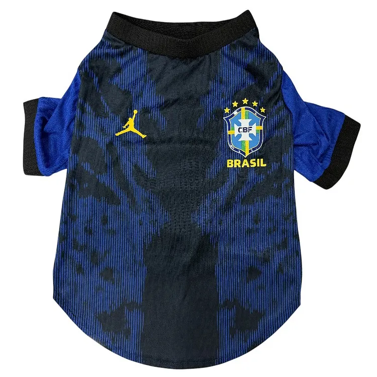 【XS~2XL】Brazil 2026 World Cup Away Pet Kit 1:1 Thai Quality